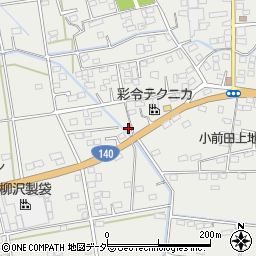 埼玉県深谷市小前田209周辺の地図