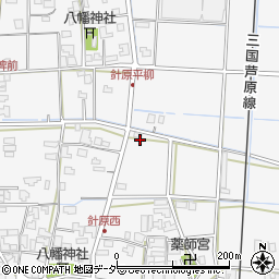 福井県坂井市春江町針原周辺の地図