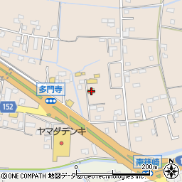 埼玉県加須市多門寺168周辺の地図