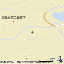 岐阜県白川村（大野郡）福島周辺の地図
