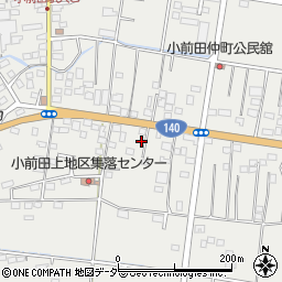 埼玉県深谷市小前田933周辺の地図