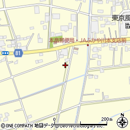 埼玉県深谷市本田4282周辺の地図