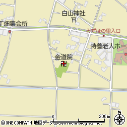 金道院周辺の地図