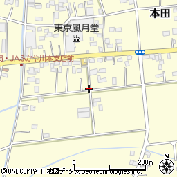 埼玉県深谷市本田4194-1周辺の地図
