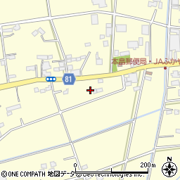 埼玉県深谷市本田4330周辺の地図