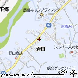 埼玉県秩父郡長瀞町岩田258周辺の地図