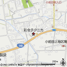 埼玉県深谷市小前田213周辺の地図
