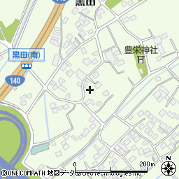 埼玉県深谷市黒田1432-1周辺の地図