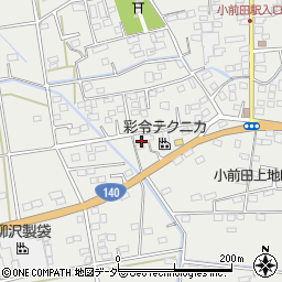 埼玉県深谷市小前田210周辺の地図