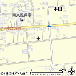 埼玉県深谷市本田4197周辺の地図