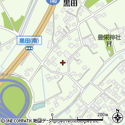埼玉県深谷市黒田1449周辺の地図