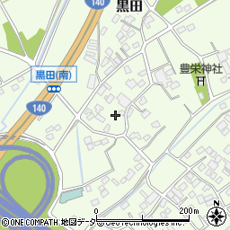 埼玉県深谷市黒田1449周辺の地図