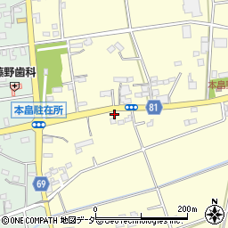 埼玉県深谷市本田4344周辺の地図