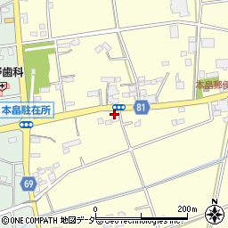 埼玉県深谷市本田4340周辺の地図