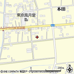 埼玉県深谷市本田4196周辺の地図