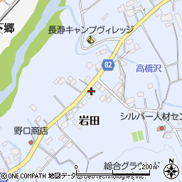 埼玉県秩父郡長瀞町岩田270周辺の地図