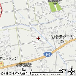 埼玉県深谷市小前田173周辺の地図