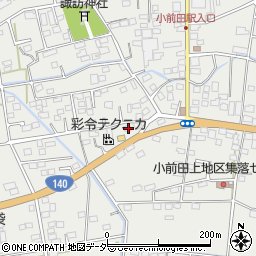 埼玉県深谷市小前田215周辺の地図