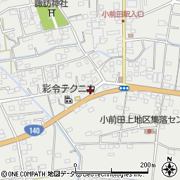 埼玉県深谷市小前田216周辺の地図
