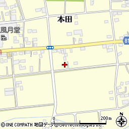 埼玉県深谷市本田4159-2周辺の地図
