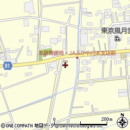 埼玉県深谷市本田4276-2周辺の地図