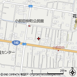 埼玉県深谷市小前田1390周辺の地図