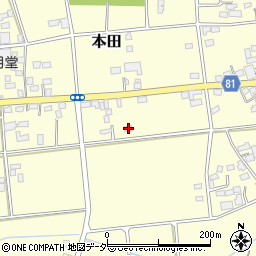 埼玉県深谷市本田4161周辺の地図