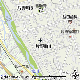 高山市役所　片野軽スポーツ場周辺の地図
