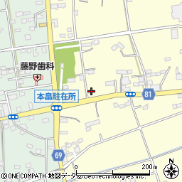 埼玉県深谷市本田151周辺の地図