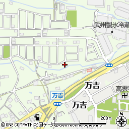 埼玉県熊谷市万吉2502-95周辺の地図