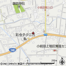 埼玉県深谷市小前田193周辺の地図