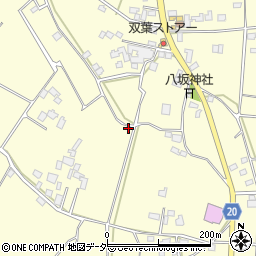 茨城県常総市崎房周辺の地図