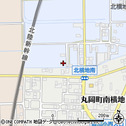 福井県坂井市丸岡町北横地7-3周辺の地図