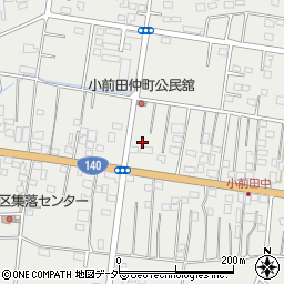 埼玉県深谷市小前田1383周辺の地図
