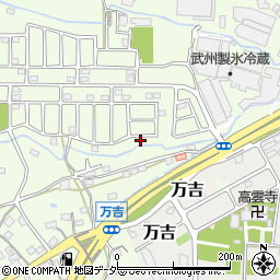 埼玉県熊谷市万吉2502-97周辺の地図