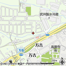 埼玉県熊谷市万吉2502-100周辺の地図