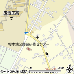 茨城県行方市玉造甲6841周辺の地図