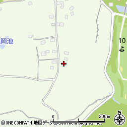 茨城県行方市若海241周辺の地図