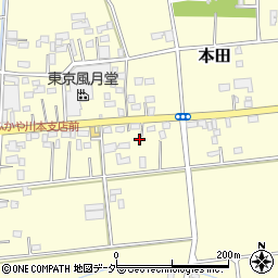 埼玉県深谷市本田4185周辺の地図