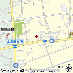 埼玉県深谷市本田155周辺の地図