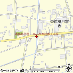 本畠郵便局・JAふかや﻿川本支店前周辺の地図
