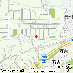 埼玉県熊谷市万吉2502-82周辺の地図