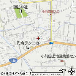 埼玉県深谷市小前田192周辺の地図