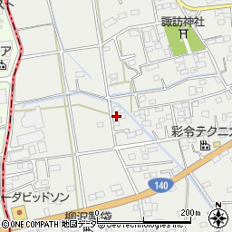 埼玉県深谷市小前田176周辺の地図