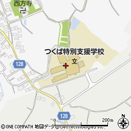 茨城県立つくば特別支援学校周辺の地図