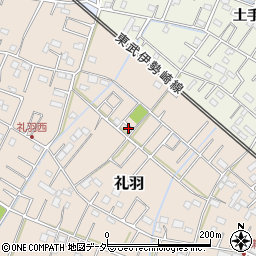 埼玉県加須市礼羽334周辺の地図