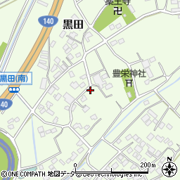 埼玉県深谷市黒田1435周辺の地図