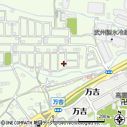 埼玉県熊谷市万吉2502-58周辺の地図