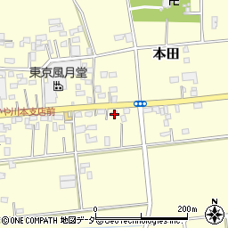 埼玉県深谷市本田4183周辺の地図