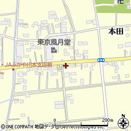 埼玉県深谷市本田4189周辺の地図